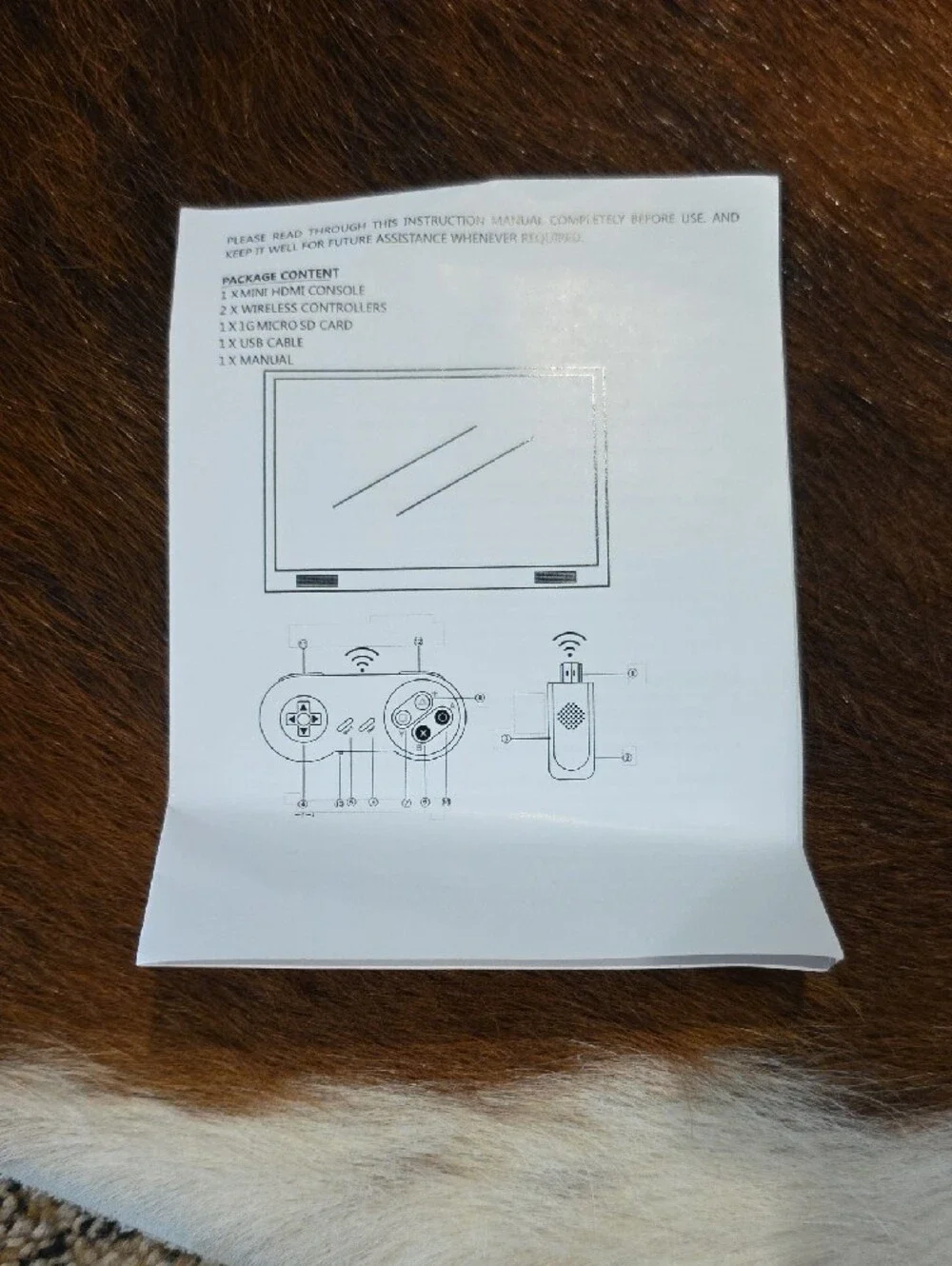 Wireless Game Controller - 926 Retro Built In Games!!!